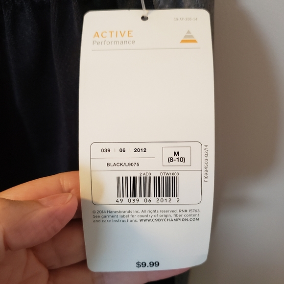 CHAMPION ACTIVE PERFORMANCE BOYS PANTS M(8-10) BLACK NEW - Picture 4 of 4